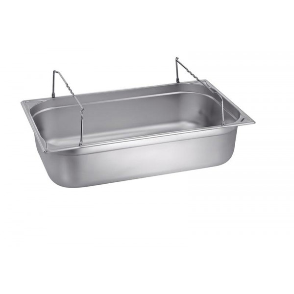 Blanco Bac Gastronorm inox + poignées 18/10 GN 1/1 100mmh